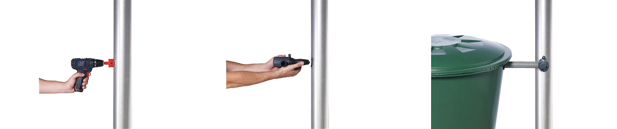 Kebaflexigarden Stuprörsanslutning För Vattentunna - Afbeelding 2