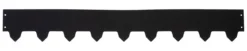 Västbo Gräskantlist Galv/svart 3x119 Cm Höjd 16 Cm