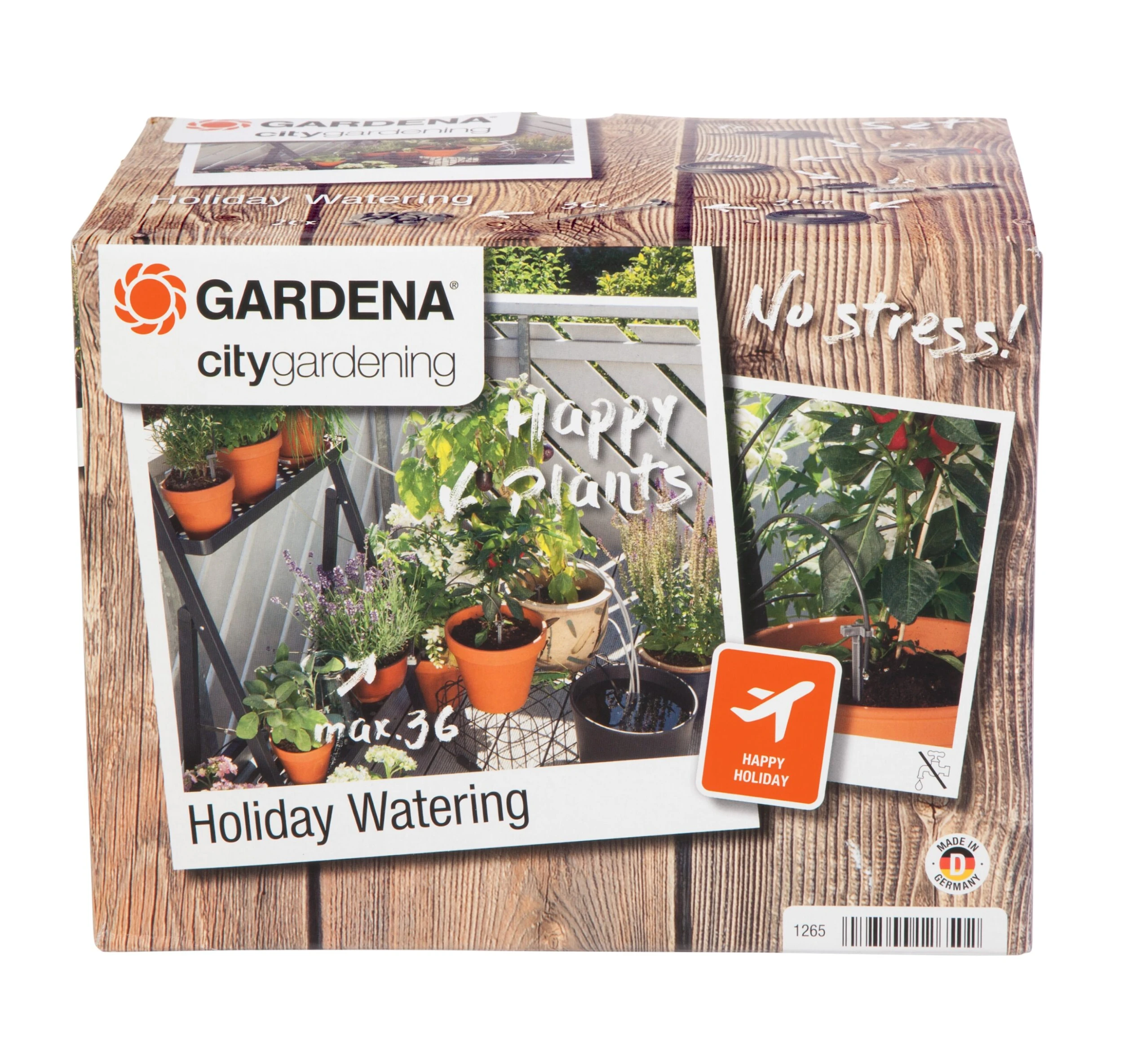 Gardena City Gardening Semesterbevattning 36 Krukor